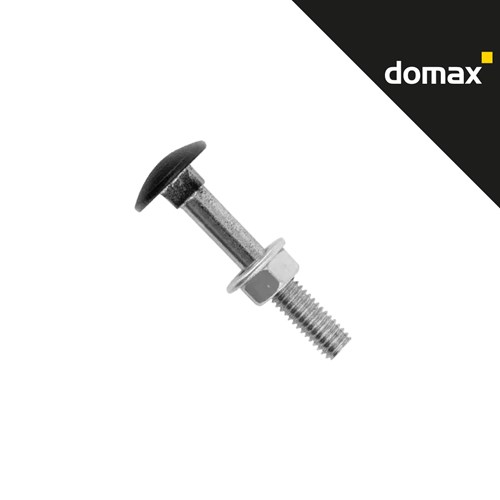 Torban vijak DIN 603 M 6x40, crna glava + matica + podloška, 4 kom.