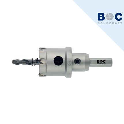 BOHRCRAFT 1920 kruna sa nosačem i vodilicom za inox 28.3 mm