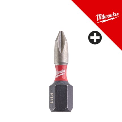 MILWAUKEE bit nastavak SHOCKWAVE PH1 25mm - 2 kom