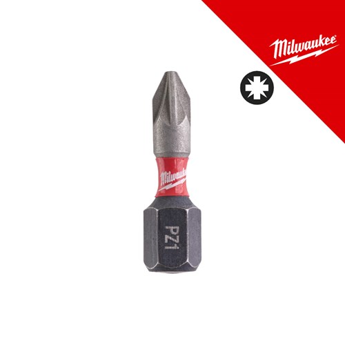MILWAUKEE bit nastavak SHOCKWAVE PZ1 25mm - 2 kom