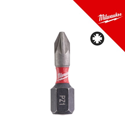 MILWAUKEE bit nastavak SHOCKWAVE PZ1 25mm - 2 kom