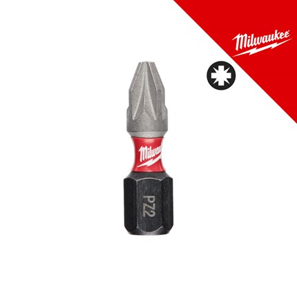MILWAUKEE bit nastavak SHOCKWAVE PZ2 25mm - 2 kom