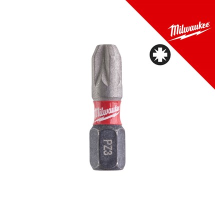 MILWAUKEE bit nastavak SHOCKWAVE PZ3 25mm - 2 kom