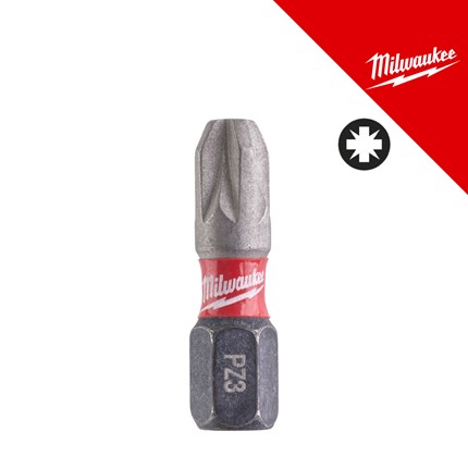 MILWAUKEE bit nastavak SHOCKWAVE PZ3 25mm - 2 kom