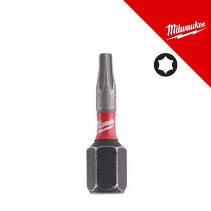 MILWAUKEE bit nastavak SHOCKWAVE TX10 25mm, 2 kom