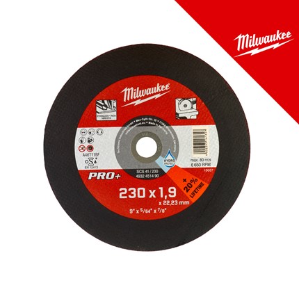 MILWAUKEE REZNA PLOČA ZA METAL PRO+ SCS41 230X1.9MM