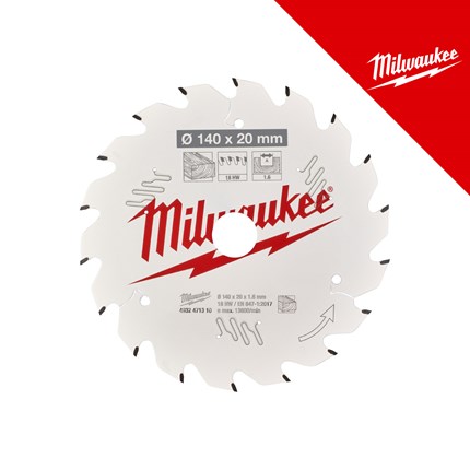 MILWAUKEE PILA CIRKULARNA- B. P W 140X20X1.6X18ATB