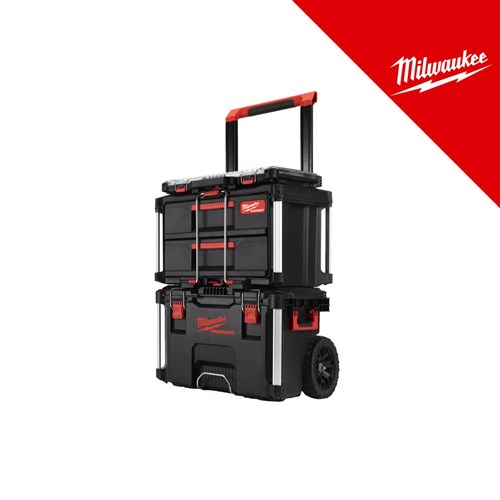 MILWAUKEE PACKOUT KOMPLET KOLICA, KUTIJA S 2 LADICE I TANKI ORGANIZATOR