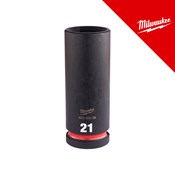 MILWAUKEE KLJUČ NASADNI UDARNI 1/2˝ DUGI 21 MM