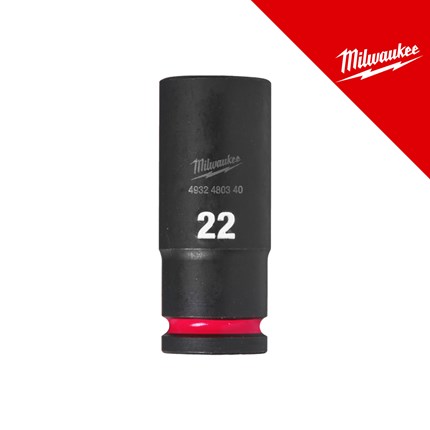 MILWAUKEE KLJUČ NASADNI UDARNI 1/2˝ DUGI 22 MM