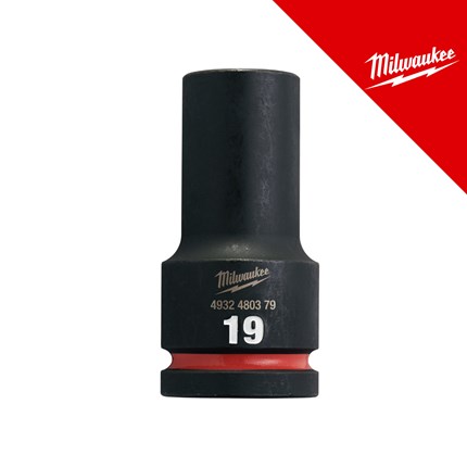 MILWAUKEE KLJUČ NASADNI UDARNI 3/4˝ DUGI 19 MM