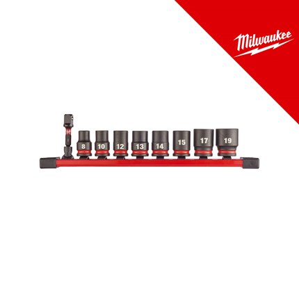 MILWAUKEE NASTAVCI UDARNI 3/8˝ 9 KOM SET