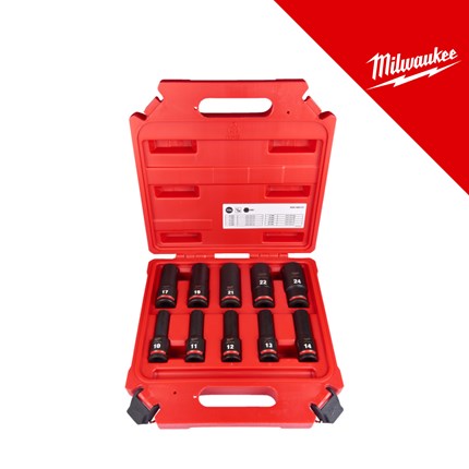 MILWAUKEE NASTAVCI UDARNI 1/2˝ DUGI 10 KOM SET