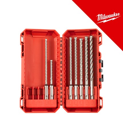 MILWAUKEE SDS+ MX4 SET - SVRDLA ZA BETON 7KOM
