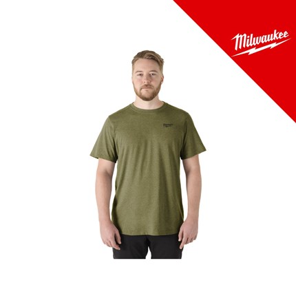 MILWAUKEE MAJICA RADNA S KRATKIM RUKAVIMA HT SS LAGANA ZELENA, vel. M