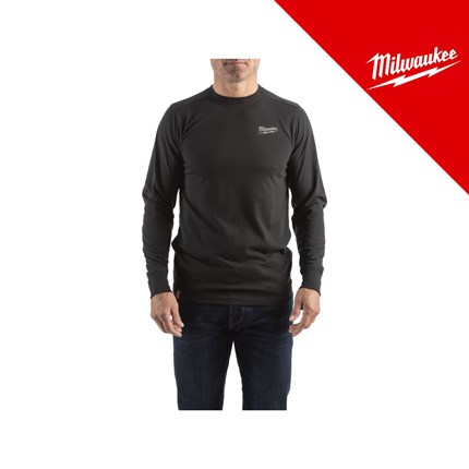MILWAUKEE MAJICA RADNA S DUGIM RUKAVIMA HT LS LAGANA CRNA, vel. XXL