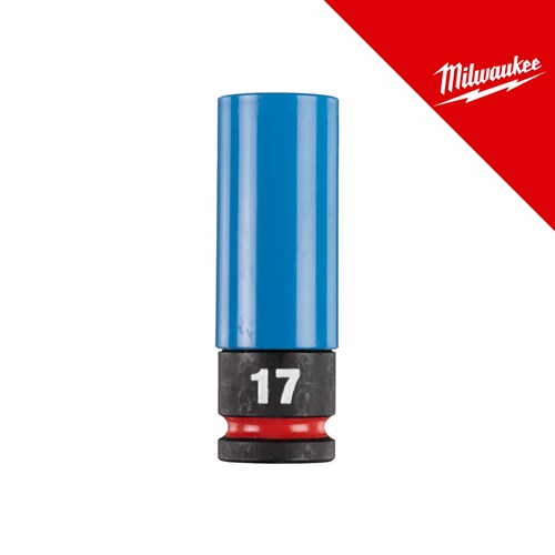 MILWAUKEE KLJUČ NASADNI UDARNI SHOCKWAVE S PLASTIČNOM ZAŠTITOM 1/2˝ 17 mm