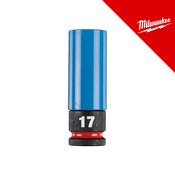 MILWAUKEE KLJUČ NASADNI UDARNI SHOCKWAVE S PLASTIČNOM ZAŠTITOM 1/2˝ 17 mm