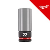 MILWAUKEE KLJUČ NASADNI UDARNI SHOCKWAVE S PLASTIČNOM ZAŠTITOM 1/2˝ 22 mm