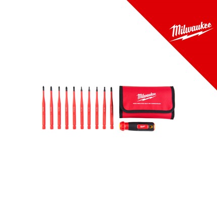 MILWAUKEE VDE SET ODVIJAČA IZMJENJIVIH 10u1