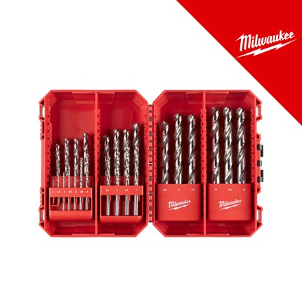 MILWAUKEE DIN 338 HSS-G svrdlo za metal set - 1-13 mm 25kom