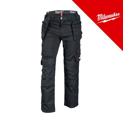 MILWAUKEE HLAČE RADNE FREEFLEX CRNE VEL.50