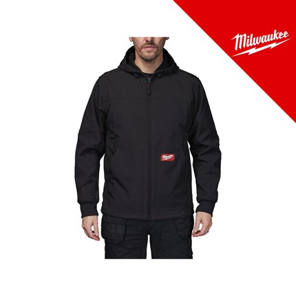 MILWAUKEE FREEFLEX SOFTSHELL JAKNA S KAPULJAČOM CRNA, VEL. M