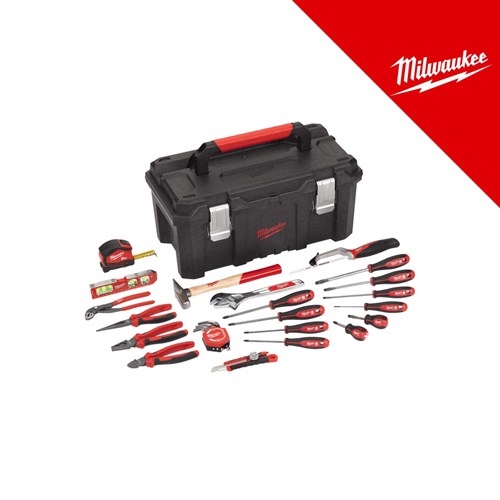 MILWAUKEE 30-DIJELNI SET RUČNOG ALATA U KOFERU