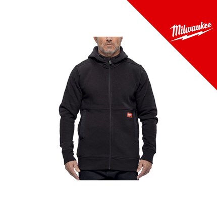 MILWAUKEE WHS GRIDIRON MAJICA S KAPULJAČOM I ZATVARAČEM CRNA, VEL. XXL