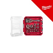MILWAUKEE KOMPAKTNI SET NASADNIH KLJUČEVA I BITOVA 1/4˝ 25 KOM.