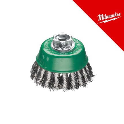 MILWAUKEE LONČASTA ČETKA M14 65x18 INOX KN. 0.5, 1 KOM.