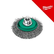 MILWAUKEE BLAGO LONČASTA GRUBA ČETKA M14 100x10 INOX CR. 0.35, 1 KOM.