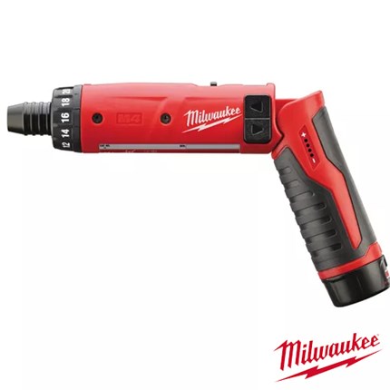MILWAUKEE 4V AKU KOMPAKTNI ODVIJAČ, u kutiji sa 2x2Ah baterijama i punjačem (M4D-202B - 4933440475)