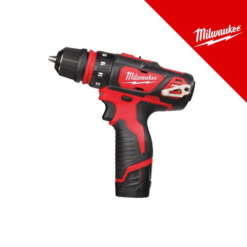 MILWAUKEE 12V AKU BUŠILICA/ODVIJAČ sa 4-u-1 glavama, u C koferu sa 2x2Ah i 12-18FC punjačem (M12BDDXKIT-202C - 4933447836)
