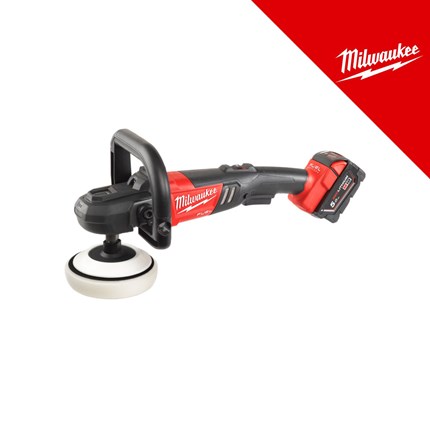 MILWAUKEE 18V AKU POLIRKA, u X koferu sa 2x5Ah baterijama i sa punjačem (M18FAP180-502X - 4933451550)