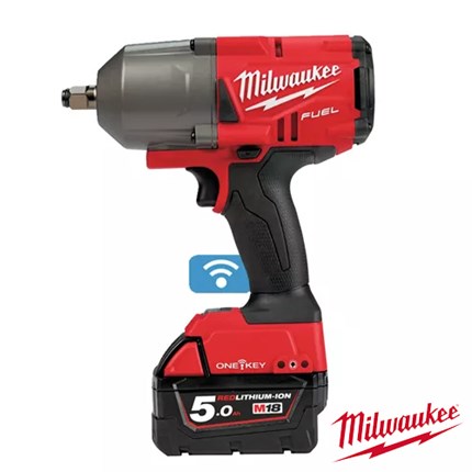 MILWAUKEE 18V AKU UDARNI STEZAČ, 1356 Nm, u X koferu sa 2x5Ah baterijama i sa punjačem (M18ONEFHIWF12-502X - 4933459727)