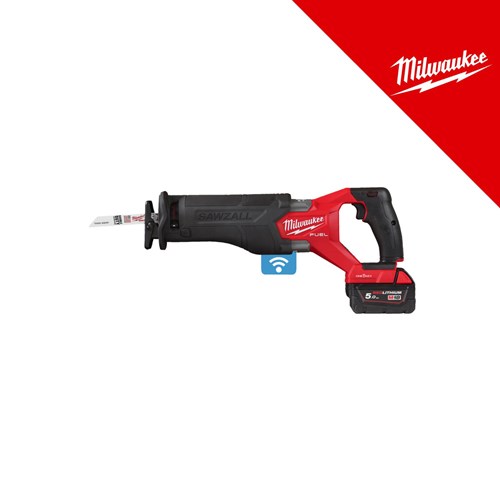 MILWAUKEE 18V AKU SABLJASTA PILA, u X koferu sa 2x5Ah baterijama i sa punjačem (M18ONEFSZ-502X - 4933478294)