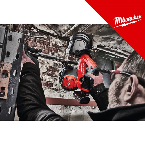 MILWAUKEE 12V AKU TRAČNA PILA, 64 mm kapacitet, u C koferu bez punjača i baterija (M12FBS64-0C - 4933478440)