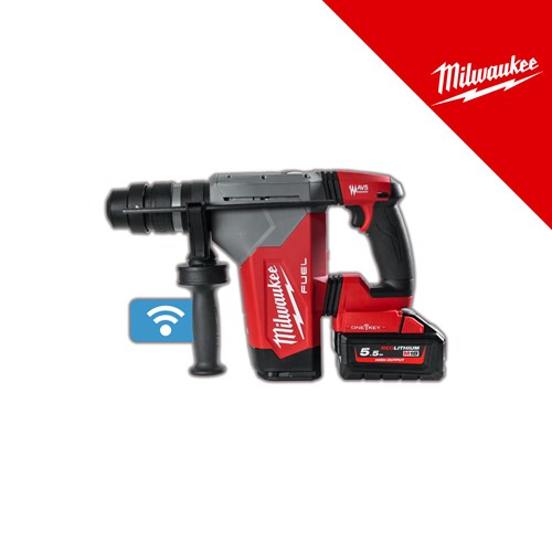 MILWAUKEE 18V AKU BUŠEČI ČEKIĆ SDS+, 5.0 J, u X koferu sa 2x5,5Ah HO baterijama i punjačem (M18ONEFHPX-552X - 4933478496)