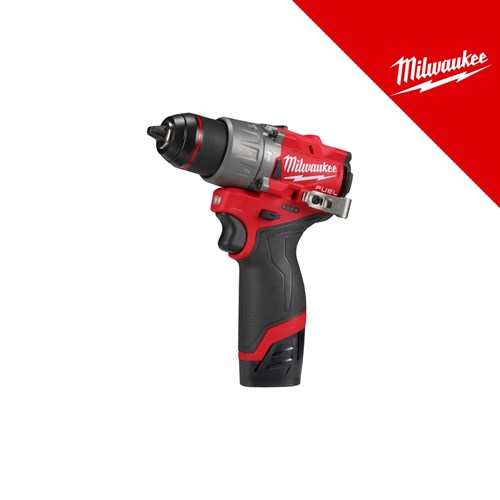 MILWAUKEE 12V AKU UDARNA BUŠILICA, 45 Nm, u X koferu sa 2x2Ah baterijama i punjačem (M12FPD2-202X - 4933479868)