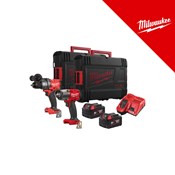 MILWAUKEE 18V AKU KOMPLET ALATA, u X koferu sa 2x5Ah baterijama i punjačem (M18FPP2F3-502XEU - 4933492518)