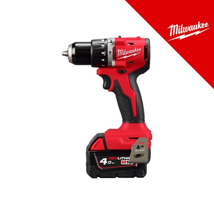 MILWAUKEE 18V AKU UDARNA BUŠILICA, 60 Nm, u C koferu sa 2x4Ah baterijama i punjačem (M18BLPDRC-402C - 4933499458)