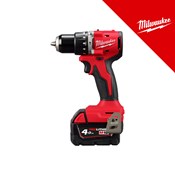 MILWAUKEE 18V AKU UDARNA BUŠILICA, 60 Nm, u C koferu sa 2x4Ah baterijama i punjačem (M18BLPDRC-402C - 4933499458)