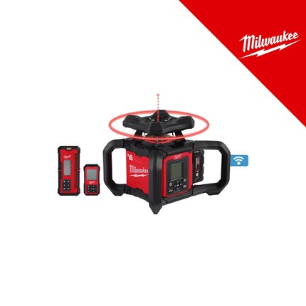 MILWAUKEE 18V AKU LASER ROTACIJSKI 1200M, u C koferu sa 1x5Ah baterijom i punjačem (M18RLOHV1200-501C - 4933493204)