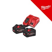 MILWAUKEE NRG SET BATERIJA 18V-FORGE, 2x8Ah i punjač, u kutiji (M18FORGENRG-802 - 4933498612)