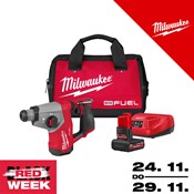 MILWAUKEE 12V AKU BUŠEČI ČEKIĆ SDS+ BIG RED FRIDAY, 1,15 J, u torbi s baterijom i punjačem (M12FHAC16-501BRF - 4933500781)