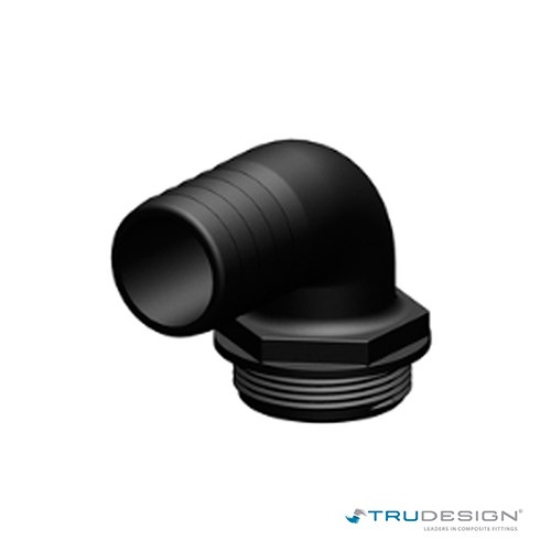 Aquavalve 90° 38mm 1 1/2˝ BSP Black