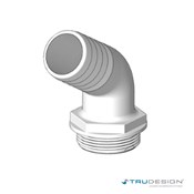 Aquavalve 120° 38mm 1 1/2˝ BSP White