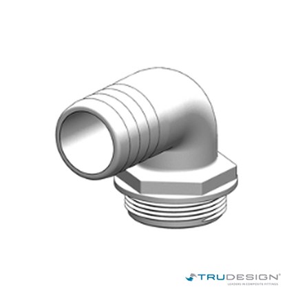 Aquavalve 90° 38mm 1 1/2˝ BSP White