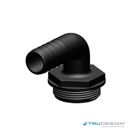 Aquavalve 90° 25mm 1 1/2˝ BSP Black